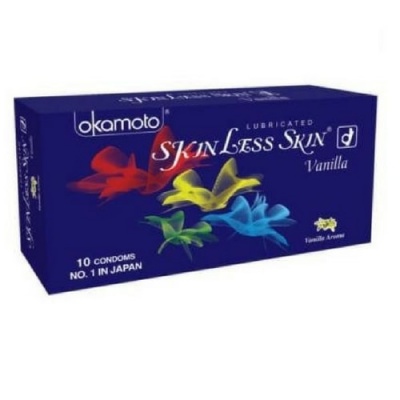 Okamoto Skinless Skin Vanilla Flavor Condom  10's pack