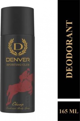 DENVER Sporting Club Champ - 165ml Deodorant Spray - For Men  (165 ml)