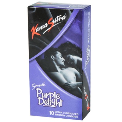 KamaSutra Smooth Purple Delight Condom Pack Of 10   