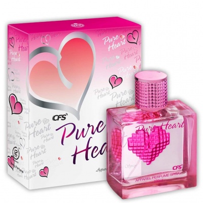 CFS Pure Heart Pink Apparel Perfume Spray, 100 ml.