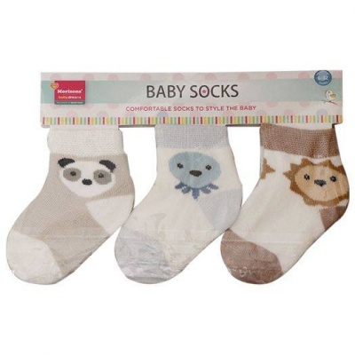 Morison Baby Socks - Blue Grey