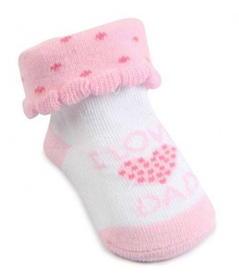 Morison Baby Socks - Pink White