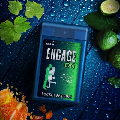 Engage ON Citrus Fresh Pocket Perfume 18.4ml