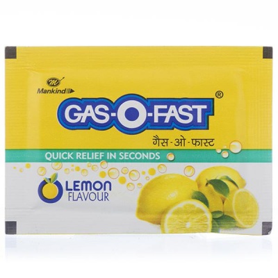Gas O Fast Lemon Sachet 5gm Pouch   