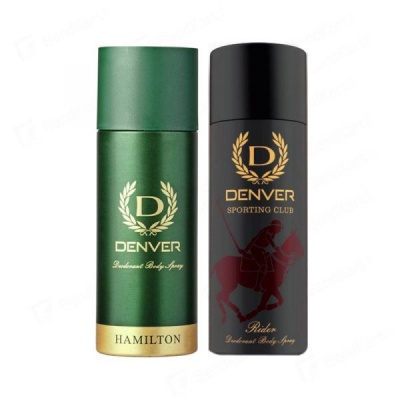Denver Hamilton And Sporting Rider Deodorant For Men (Pack Of 2)