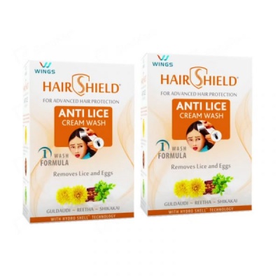 Hair Shield Anti Lice  Cream Wash (30gm, Pack Of 2)