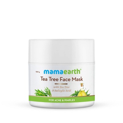 Mamaearth Tea Tree Face Mask for Acne, with Tea Tree & Salicylic Acid for Acne & Pimples - 100gm