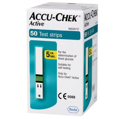 Accu Chek Active Test Strip Pack Of 50