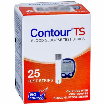 Contour TS Blood Glucose Test Strips Pack Of 25