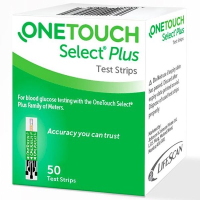 One Touch Select Plus Test Strip 50 Pcs