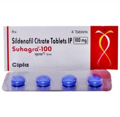 Suhagra 100mg Sildenafil Citrate Pack of 4's