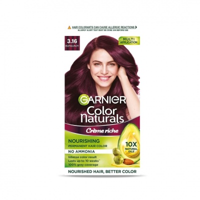 Garnier Color Naturals Creame hair color, Shade 3.16 Burgundy