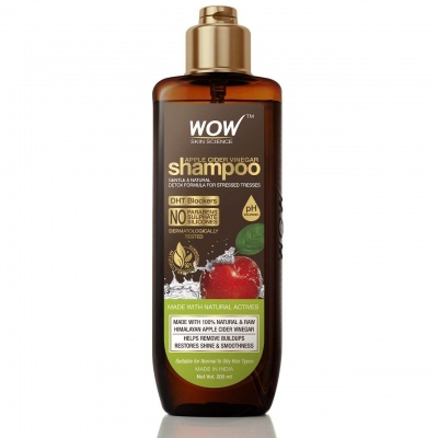 Wow Skin Science Apple Cider Vinegar Shampoo, 200 ml