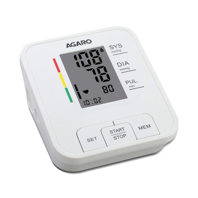 AGARO Automatic Digital Blood Pressure Monitor, BP-601, 240 Memory, Talk Function, Batteries Included