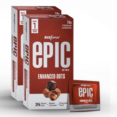 Manforce Epic Hot Dots Pack, 10s (Pack of 2)