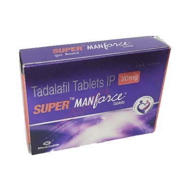 Super Manforce 20mg Tablet 4's Tadafil 20mg