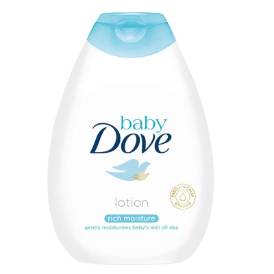 Baby Dove Rich Moisture Nourishing Baby Lotion 400 ml, With Moisturising Cream, Gentle Care for Baby's Soft Skin