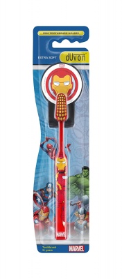 DUVON Marvel Kids Ironman Toothbrush |Extra Soft Bristles |Ergonomically Designed Grip |For Boys | Toothbrush