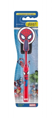 DUVON Marvel Kids Spiderman Toothbrush |Extra Soft Bristles |Ergonomically Designed Grip |For Boys | Toothbrush