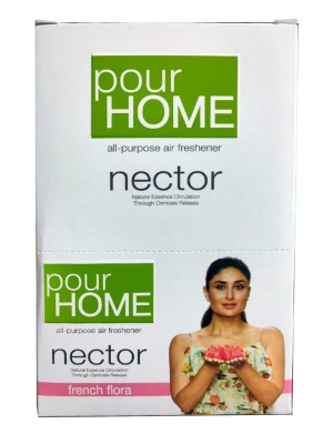 Pour Home Power Pocket, Air Freshener - Bathroom and Toilet, Lasts 30 days - Pack of 6