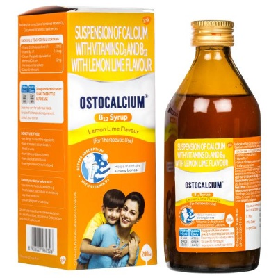 Ostocalcium (Tasty Lemon Lime Flavour) B12 Suspension 200 ml