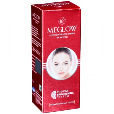 Meglow Premium Fairness Cream for Women Intensive Brightening System 15 g