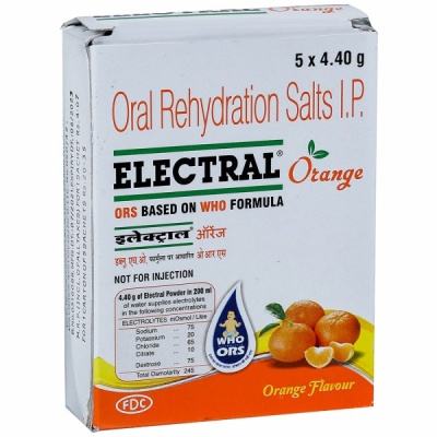 Electral (Orange Flavour) Sachet 5 x 4.40 g