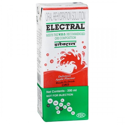 Electral Apple Flavour RTD ORS 200 ml