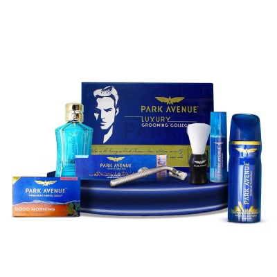 Park Avenue Luxury Grooming Collection 8 in 1 Combo Grooming Kit for men | Valentine's Day Gift Set for men | Gift Hamper for men, Multicolor